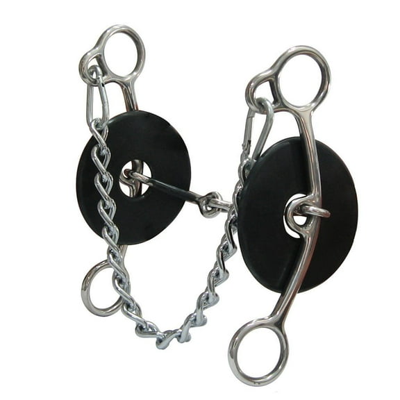 AJ Tack Smooth Snaffle Lifter Gag Bit