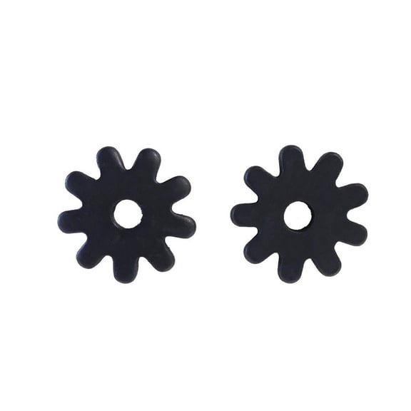 AJ Tack Spur Rowels Black 1 1/4" x 9 pt