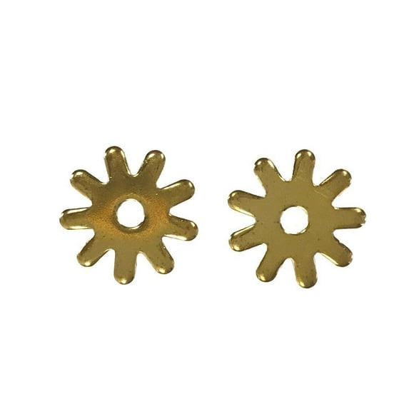 AJ Tack Spur Rowels Brass 1 1/16" x 9 pt
