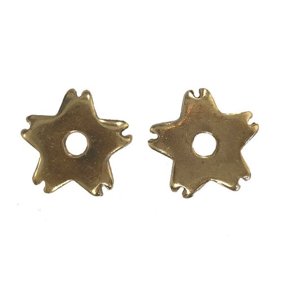 AJ Tack Spur Rowels Brass 1" x 5 pt
