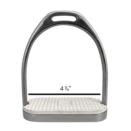 AJ Tack Stainless Steel Fillis Stirrup Irons 4.25"