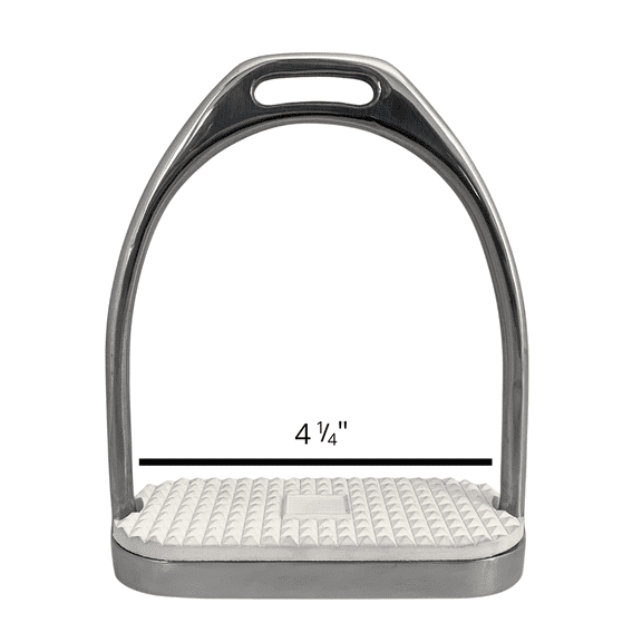 AJ Tack Stainless Steel Fillis Stirrup Irons 4.25"