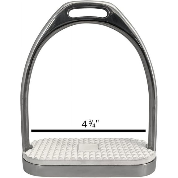 AJ Tack Stainless Steel Fillis Stirrup Irons 4.75"