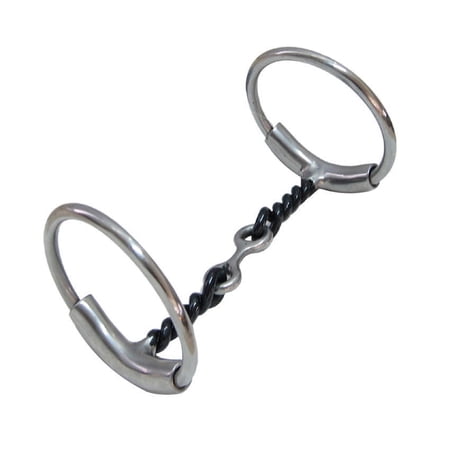 AJ Tack Sweet Iron Dog Bone Twisted Wire Bit