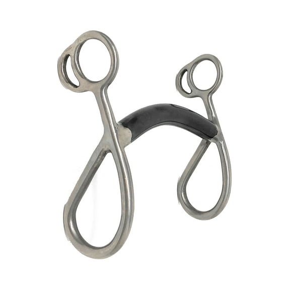 AJ Tack Sweet Iron Mullen Bar Short Shank Bit