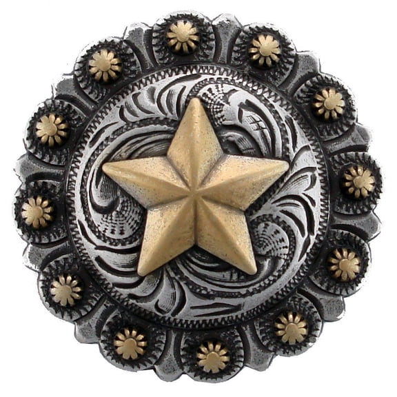 AJ Tack Texas Star Berry Concho 1 1/4"