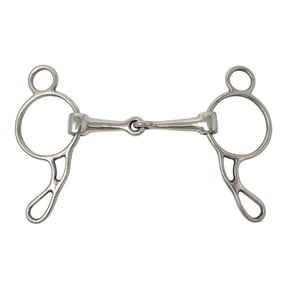 AJ Tack Wonder Gag Snaffle Bit, Miniature Horse