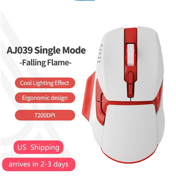 AJ039 Mouse Computer Peripherals Office Games Mouse Gaming Notebook USB Home White