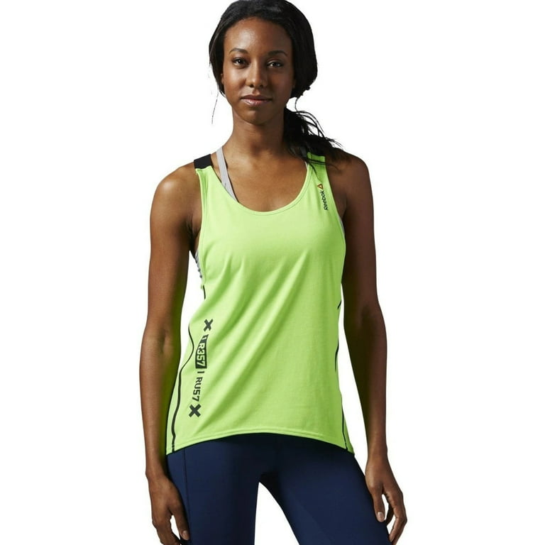 AJ0675 Womens Reebok Crossfit One Series Quik Cotton Tank Walmart