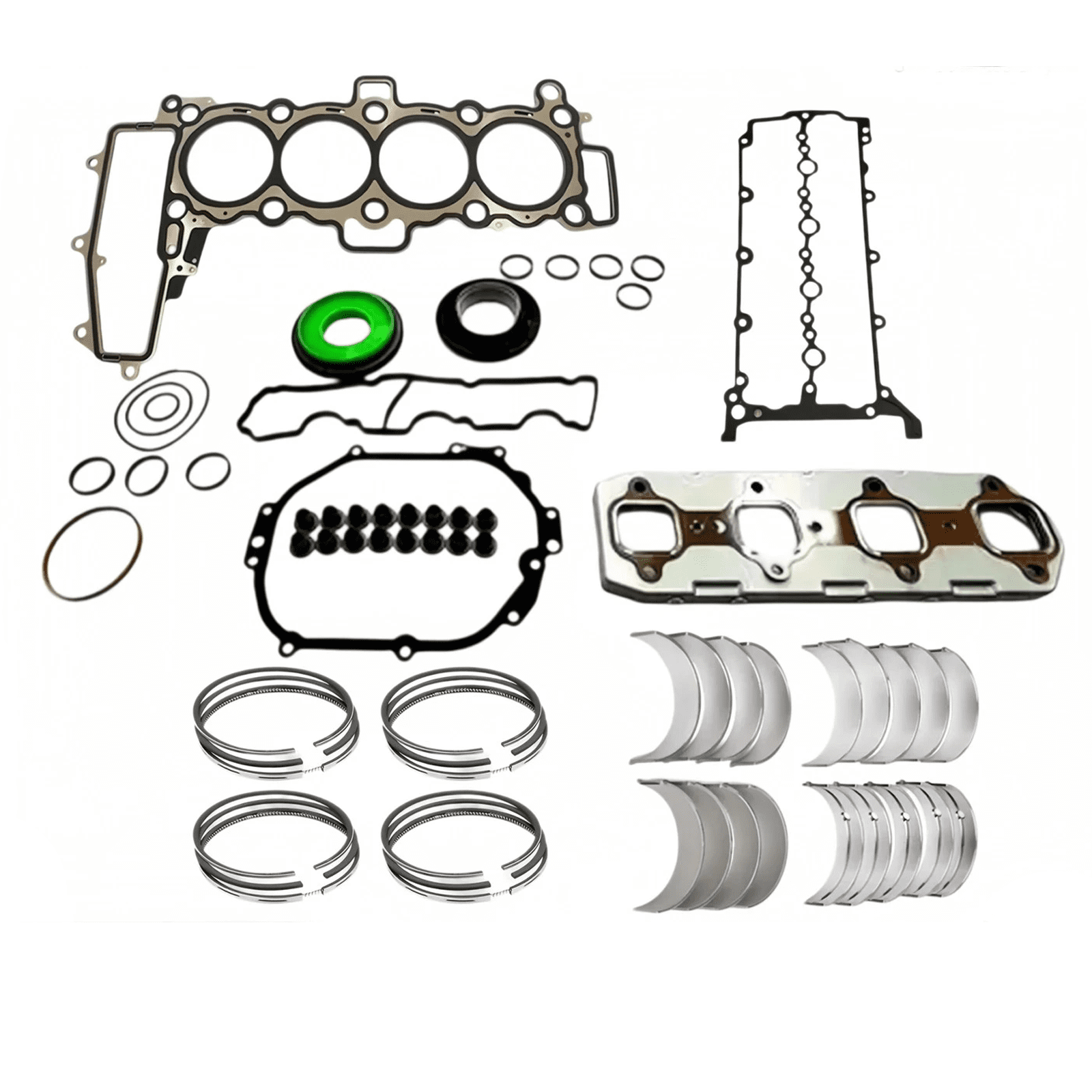 AJ200 204DTD 2.0T Engine Head Gasket Set Piston Rings & Bearing Set ...