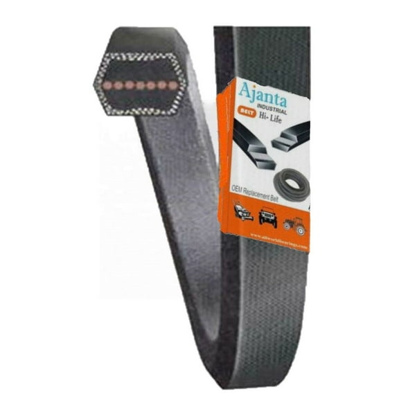 AJANTA BELT OEM Belt Replace M112268 5/8X114 Hex BB111, FITS Models John Deere120-455 with 48" Deck