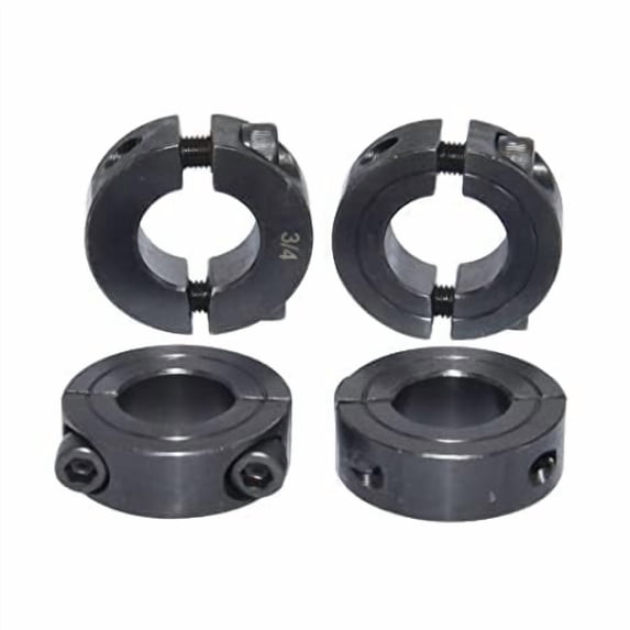 AJANTA INDUSTRIAL 4-Pack 3/4" Split Locking Shaft Collar