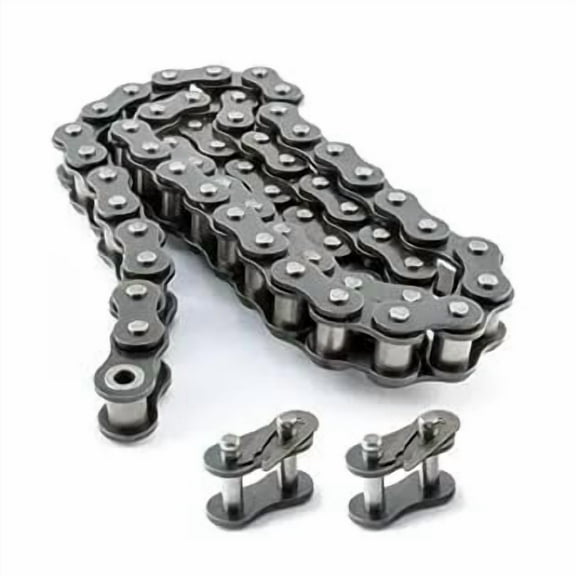 AJANTA INDUSTRIAL #40 Roller Chain 100 Ft, with 1 Connecting/Master Link, Go Kart,Sports Utility,Mini Bike/Vehicle, Chain Replacement