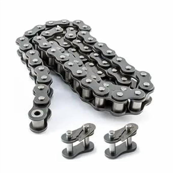 AJANTA INDUSTRIAL #40 Roller Chain 5 Ft, with 1 Connecting/Master Link, Go Kart,Sports Utility,Mini Bike/Vehicle, Chain Replacement