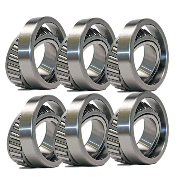 AJANTA INDUSTRIAL 6 Pack AYP Taper Roller Set 697H 17mm X 40mm X 12mm Fits with Ariens05418800, 21546046, 532110485, Height0.475, ID0.669, OD1.575 Compatible with John Deere LX172, LX173, LX176