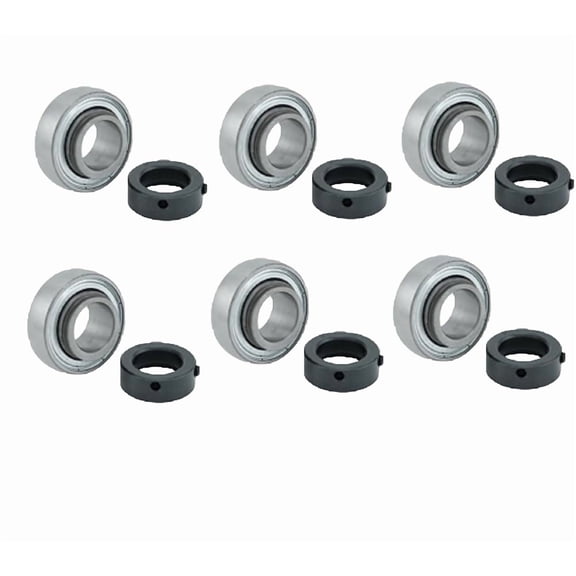 AJANTA INDUSTRIAL (6 Units) 1" SA205-16 Self Aligning Insert Bearing SA 205-16 1" BORE Size