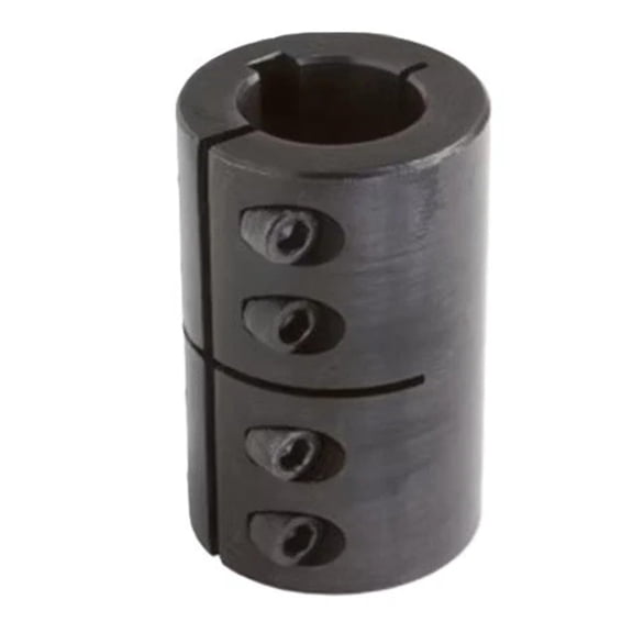 AJANTA INDUSTRIAL CC-075-075-KW, " 3/4 X 3/4" Rigid Shaft Coupling Single Split With Keyway