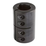 AJANTA INDUSTRIAL CC-075-075-KW, " 3/4 X 3/4" Rigid Shaft Coupling Single Split With Keyway