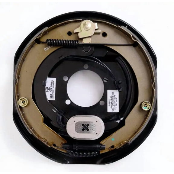 AJANTA INDUSTRIAL Electric Trailer Brake 10" x 2-1/4" Assembly 3,500 lbs Axle self Adjusting