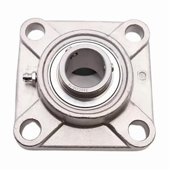 AJANTA INDUSTRIAL SUCSF206-18 Stainless Steel 4 Bolt Flange Bearing 1-1/8" Bore