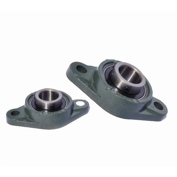 AJANTA INDUSTRIAL UCFL201-8 Premium 2 Bolt Flange Bearing 1/2" Bore (Pack 2)