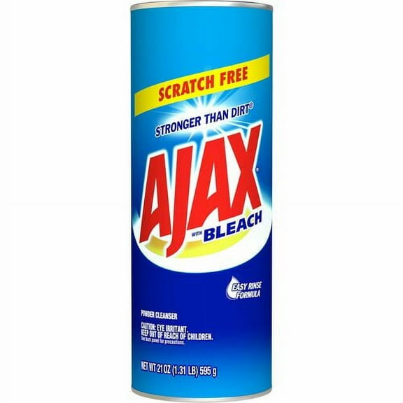 AJAX Powder Cleanser With Bleach - Powder - 21 oz (1.31 lb) - 1 Each - White | Bundle of 5 Each