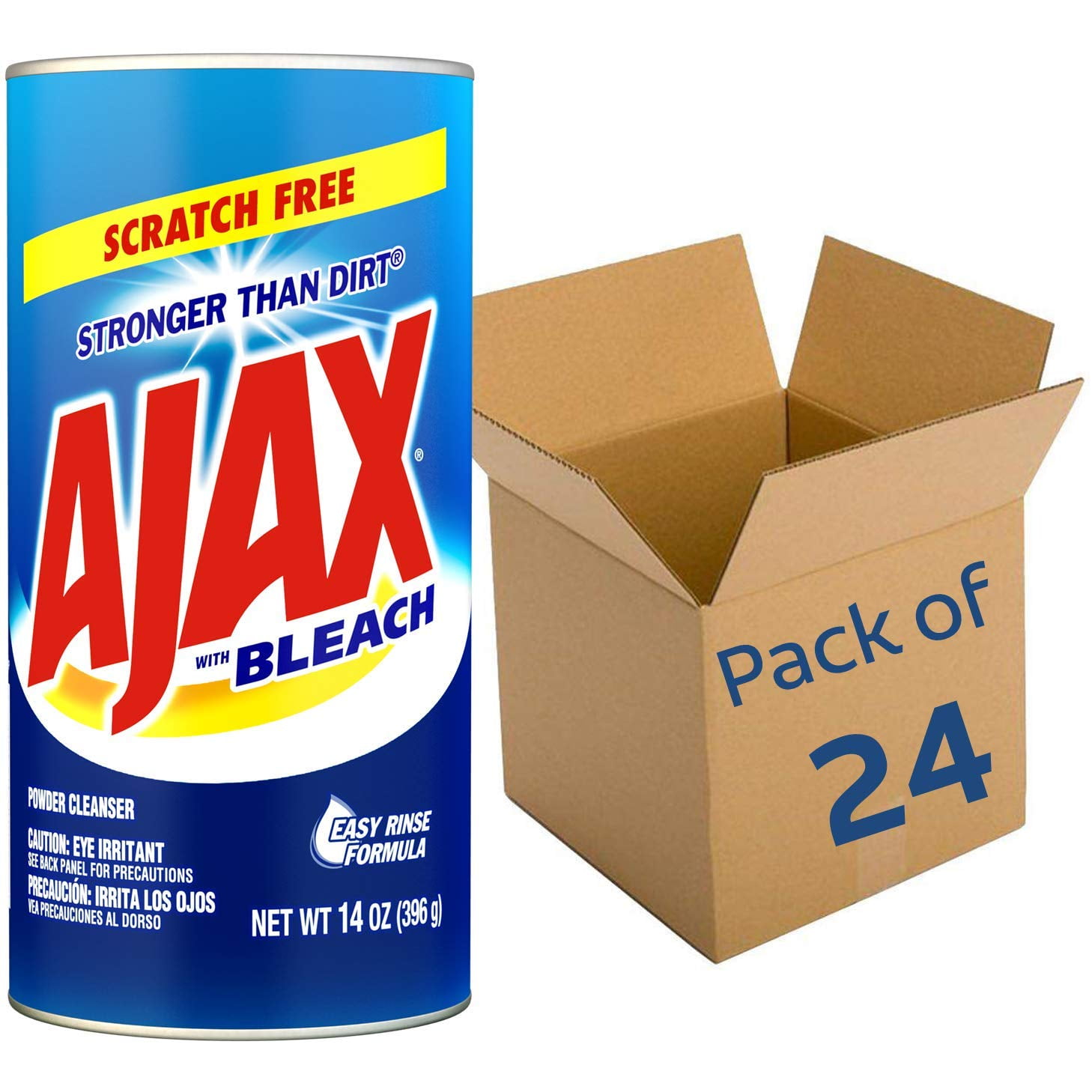 AJAX Powder Cleanser with Bleach 14 Ounce Pack of 24 (195360