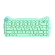 AJAZZ 3060I BT 3.0 Dual-mode Professional Membrane Keyboard pink and Purple Green Suitable for Laptop Newstock