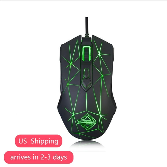 AJAZZ AJ52 Black Wired Mouse Laptop/Computer