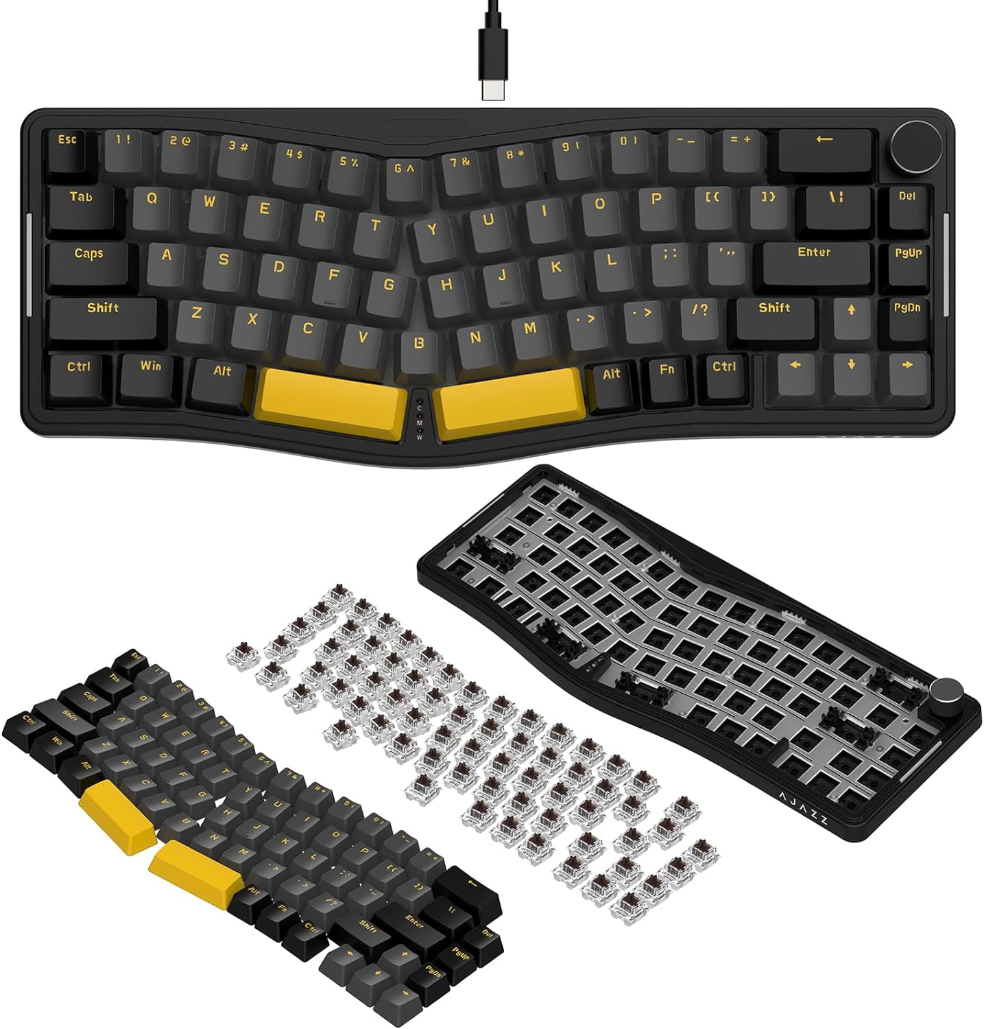 ATTACK SHARK AKS068 Alice Layout Wired Mechanical Keyboard
