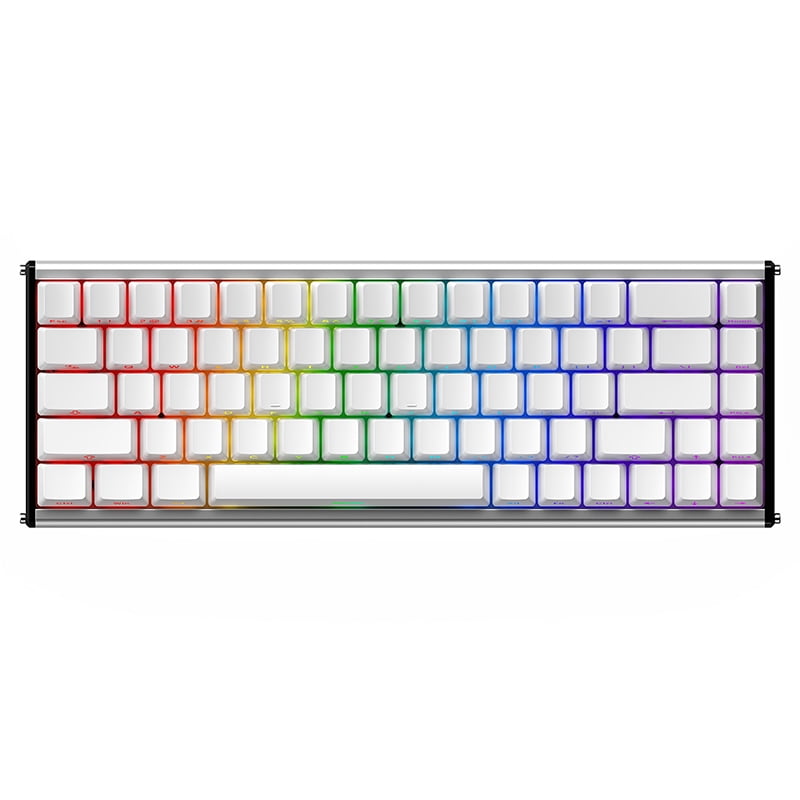 AJAZZ ALUX68 HE Aluminum Rapid Trigger Gaming Keyboard with Magnetic Switch, Wired Hall Effect Keyboard with 8K Polling Rate, 0.125ms Latency, RGB Backlight (Black Side-Printed, ALUX68)