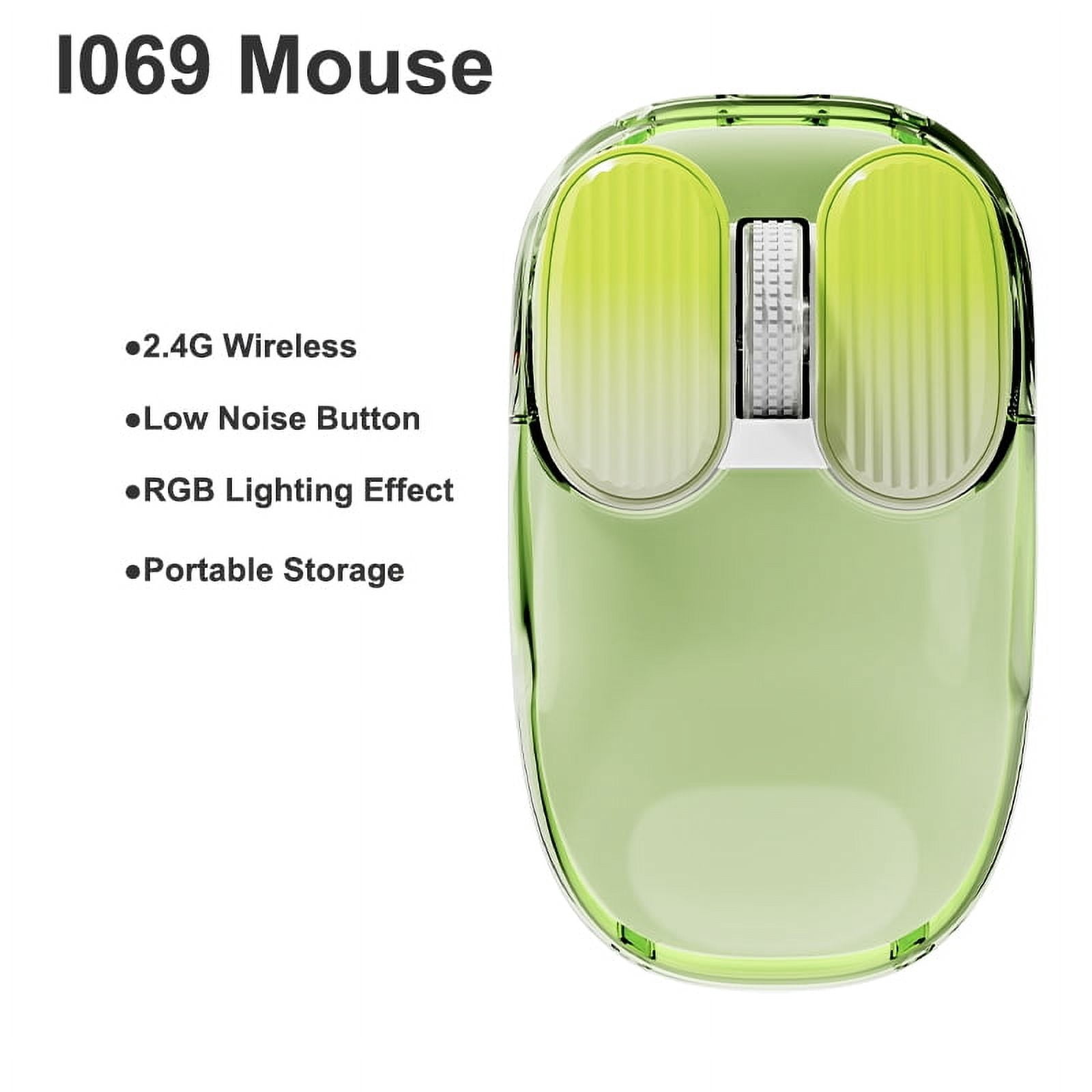 AJAZZ I069 PRO Gaming Mouse 2.4G Wireless RGB 6 Buttons 1600DPI ...