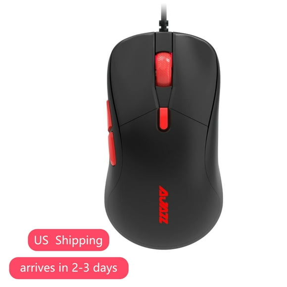 AJAZZ Lightweight Gaming Mouse AJ129 Black : 65g lightweight design, RGB light effects, 12 light effects switching