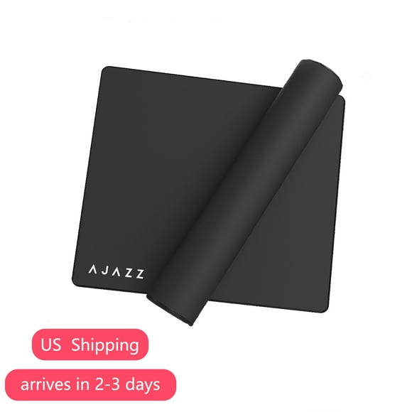 AJAZZ MP02 Mouse Pad with Anti-fray Stitching, Premium-Textured & Waterproof Computer Mousepad with Non-Slip Rubber Base, Gaming Mouse Mat for Laptop, Office & Home