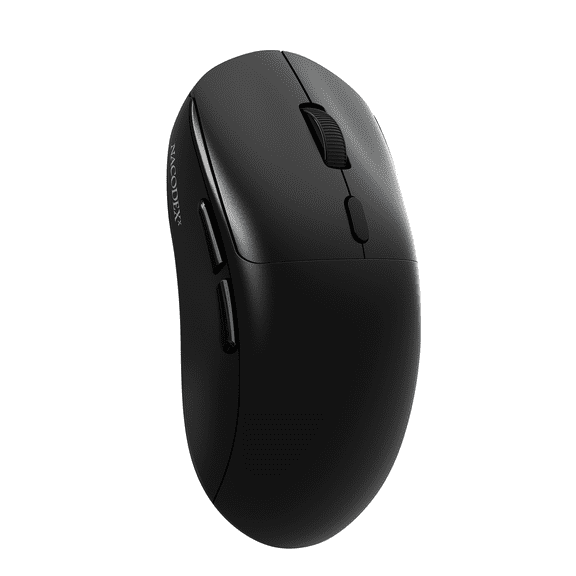 AJAZZ NJ07 Wireless Mouse,67g Ultra-Lightweight,3-Mode 2.4G/Bluetooth/USB-C, 6 Adjustable DPI up to 12800, 1000Hz Optical Sensor, Ergonomic Design Long Battery Life, Compatible with PC/Mac-Black