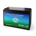 thumbnail image 1 of AJC 12V 105Ah Deep Cycle SLI Battery, 1 of 5