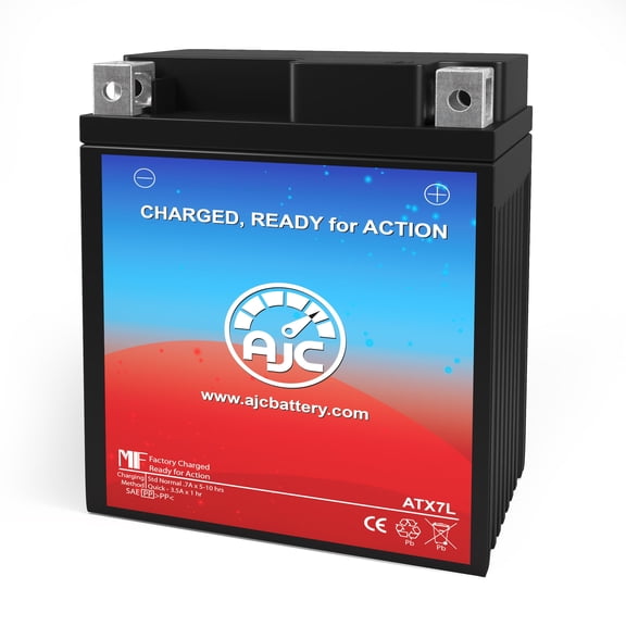 AJC Battery Compatible with ATK 350 Motorcycle Replacement Battery (1991-1999)