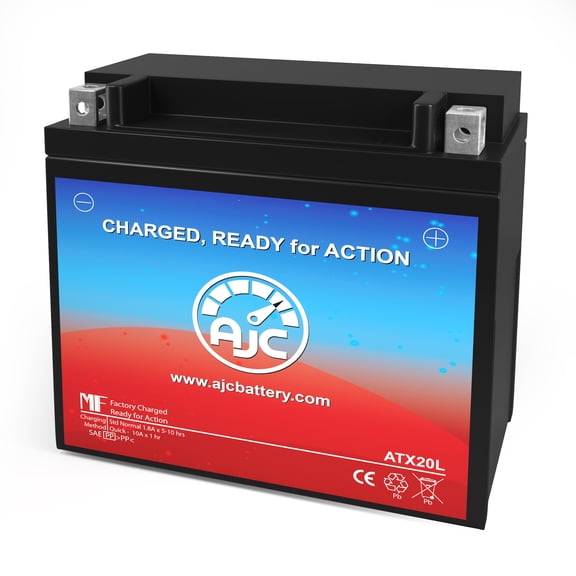 AJC Battery Compatible with Harley-Davidson FLST Series (Softail) 1340CC Motorcycle Replacement Battery (1991-1996)