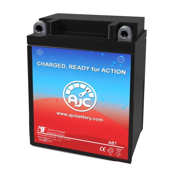 AJC Battery Compatible with Harley-Davidson Sportster XLCH Series Kick Start 1000CC Motorcycle Replacement Battery (1970-1978)