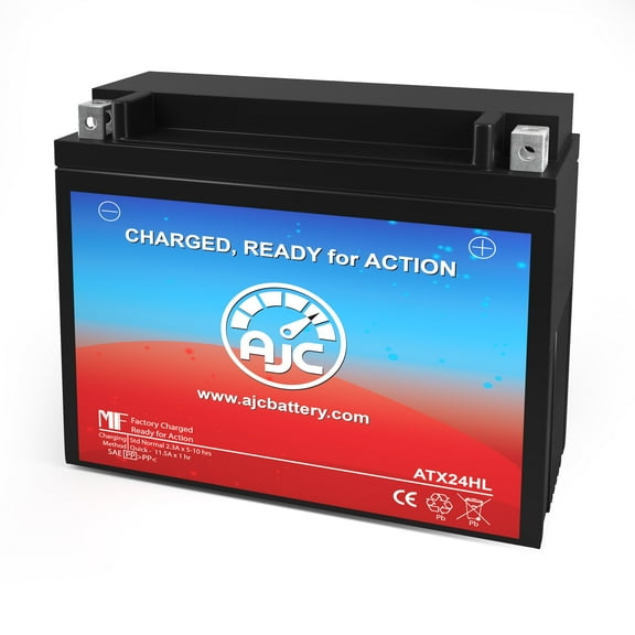 AJC Battery Compatible with Interstate Battery CYTX24HL-BS Powersports Replacement Battery