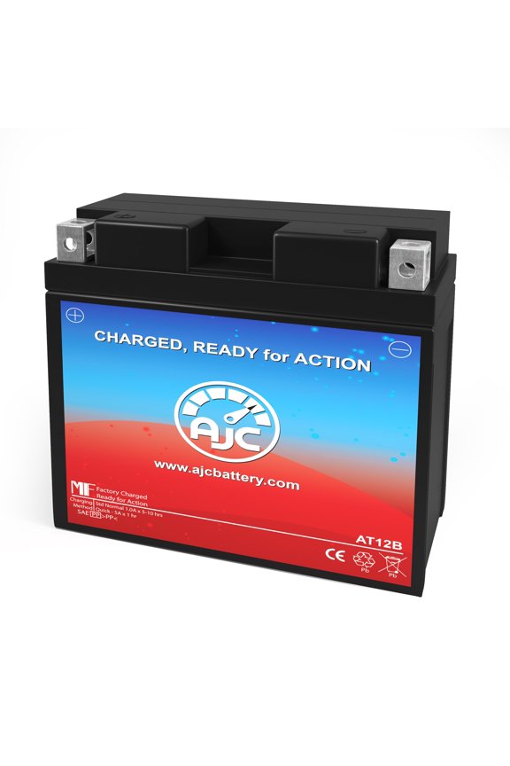 Battery Compatible with Yamaha XVS650 V-Star 650CC Motorcycle Replacement Battery (1998-2014)