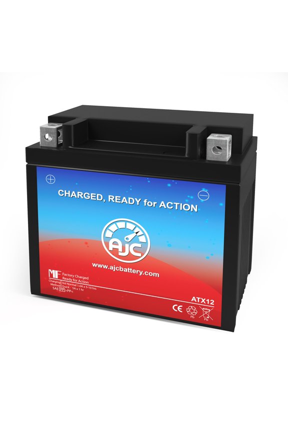 Battery Compatible with Yamaha XVS650A V Star Classic 650CC Motorcycle Replacement Battery (1998-2010)