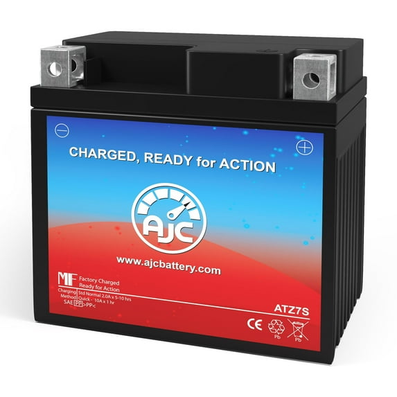 AJC Battery Compatible with Yamaha YFM250 Raptor SE Custom 250CC ATV Replacement Battery (2008)