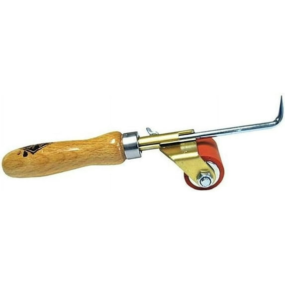 AJC Tools 1-3/4" Pick & Roll Roofing Seam Roller with Wooden Handle