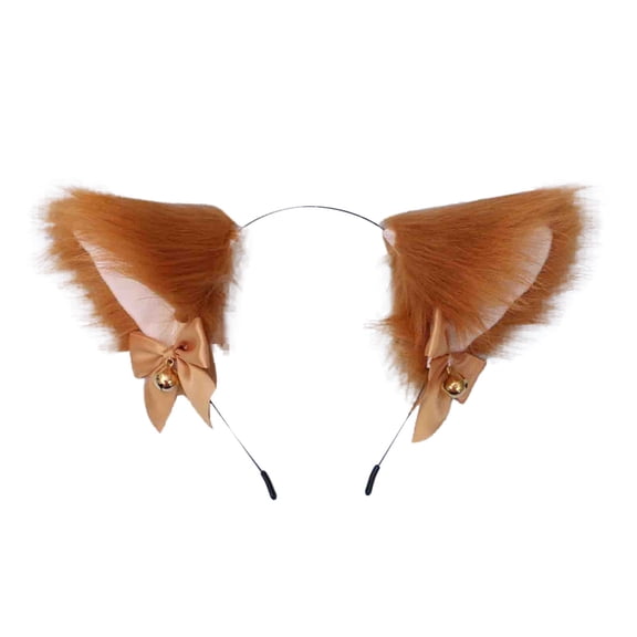 AJGRHE Adorable Cat Ears Headband Prop Furry Accessory For Party Girl Cam Halloween Novelty Headwear Fashionable Soft Cute Stylish Unique Idea multicolor8