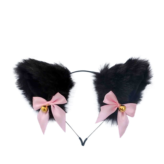 AJGRHE Adorable Cat Ears Headband Prop Furry Accessory For Party Girl Cam Halloween Novelty Headwear Fashionable Soft Cute Stylish Unique Idea multicolor5