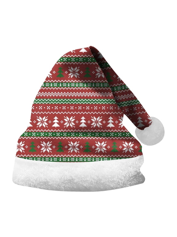 Adult Children Winter Knitted Hat Soft Slouchy Warm Earflap Cap Dark Green 6-12 Years