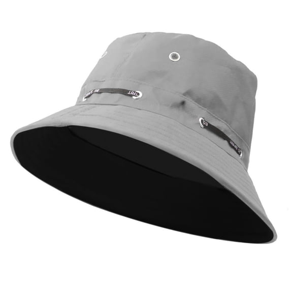 AJGRHE Adult Men And Women Cap Fashion Cap Outd Oor Su N Hat Travel Casual Pot Bucket Hat Grey One Size