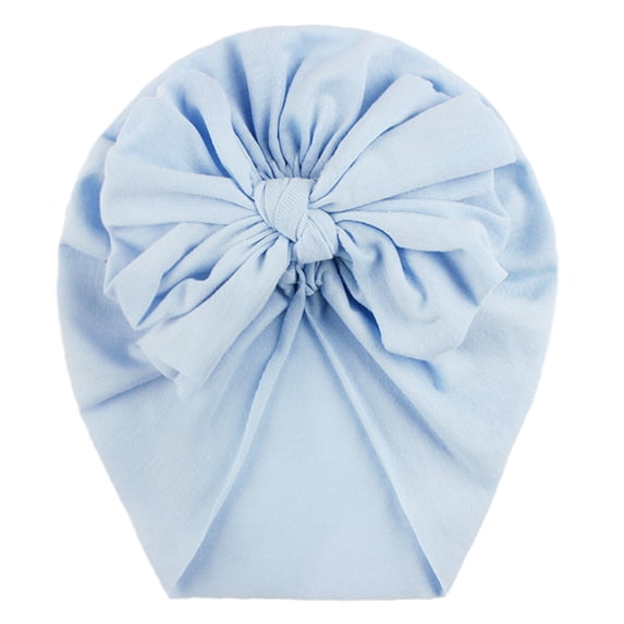AJGRHE Baby Knotted Headwear Solid Bow Hat Toddler Girls Boys Accessories Kids Care B One Size