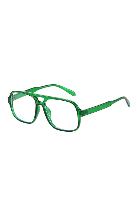 Blue Light Blocking Glasses Fake Nerd Clear Square Computer Lightweight Pilot Glasses Frame Oversized A
